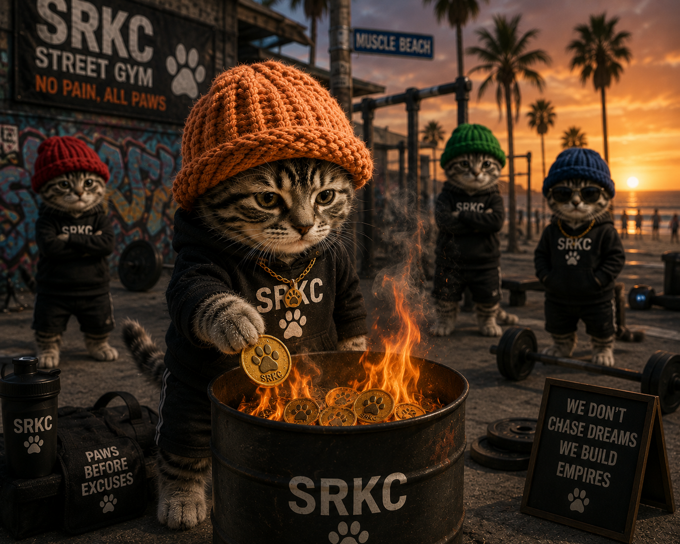 Kitten burn